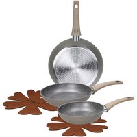 TOGNANA Pfannenset Eco Tortora silber Aluminium von TOGNANA