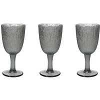 Tognana - Set 3 Becher 250 Cc Graues Glas davor line von TOGNANA