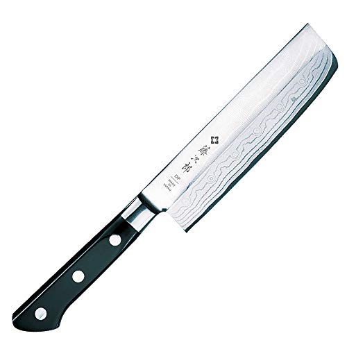Tojiro Messer - japanische 37 Lagen Damastmesser HQ - Nakirimesser bzw. Gemüsemesser - Klinge 16,5 cm - mit Edelstahl Zwinge - 506 Tojiro Messer - japanische 37 Lagen Damastmesser HQ - Nakirimesser bzw. Gemüsemesser - Klinge 16,5 cm - mit Edelstahl Zwinge - 506 von TOJIRO