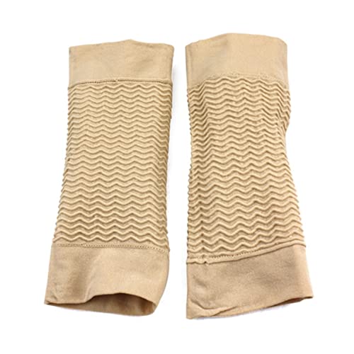 TOKIDNY Elastische Kompressionsarmärmel Für Damen Armformende Stulpen Zur Verbesserung Der Oberarmform Hautfarbene Dehnbare Armhüllen Für Sport Und Fitness Kompressionsärmel Zur Der von TOKIDNY