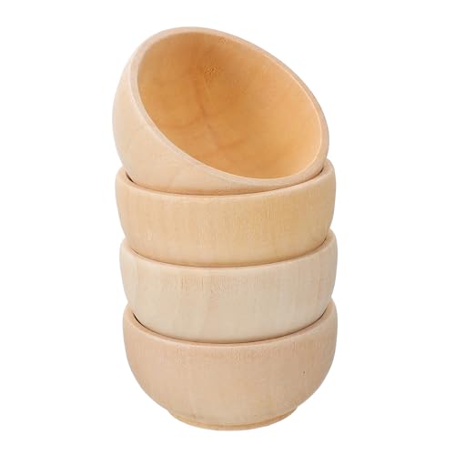 TOKIDNY 1 Satz Diy Holzschalen Set Unvollendete Holzschalen Für Kreative Bastelprojekte Für Kunsthandwerk Hochwertigem Holz Gefertigt 4 Stück TOKIDNY 1 Satz Diy Holzschalen Set Unvollendete Holzschalen Für Kreative Bastelprojekte Für Kunsthandwerk Hochwertigem Holz Gefertigt 4 Stück von TOKIDNY