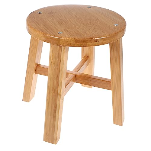 TOKIDNY 1 Stück Kinderhocker Stabiler Rutschfester Hocker für Badezimmer und Wohnzimmer Belastbar aus Natürlichem für Sichere Nutzung von TOKIDNY