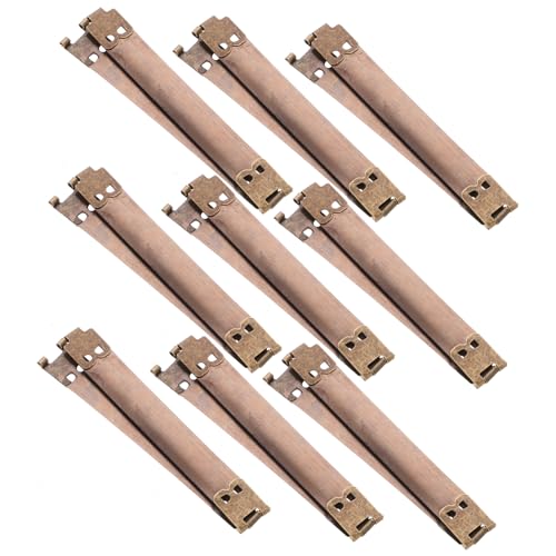 TOKIDNY 10 Stück Teiliges Metall Flexrahmen Ersatzfederclips Kupferfarben für Münzgeldbörsen Handtaschen DIY Verschluss Scharniere Langlebig Praktisch TOKIDNY 10 Stück Teiliges Metall Flexrahmen Ersatzfederclips Kupferfarben für Münzgeldbörsen Handtaschen DIY Verschluss Scharniere Langlebig Praktisch von TOKIDNY