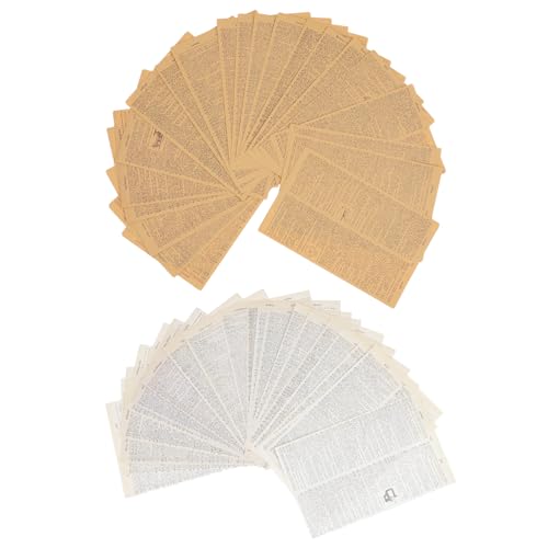 TOKIDNY 114 Blatt Teiliges Vintage Kraftpapier Scrapbook mit Journal Schreibpapier Kreative DIY Seiten für Notizbücher Tagebücher Geschenkdekoration Vielseitig für Bastelprojekte und von TOKIDNY