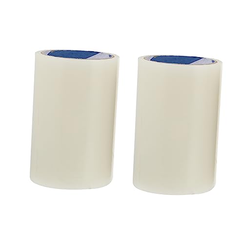TOKIDNY 2 Rollen Wasserdichtes Reparaturband für Gewächshäuser Pe Film Reparaturklebeband Transparent UV Geschützt für Fenster und Markisen Geeignet von TOKIDNY