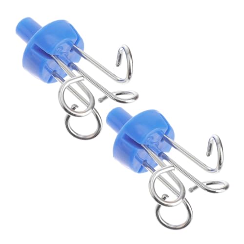 TOKIDNY 2 Stück Edelstahl Infusionsständer Haken Robuste Aufhängehaken für Infusionsstangen Langlebig und Rostfrei Geeignet für Klinik Heimgebrauch Einfacher Aufbau Stabile von TOKIDNY