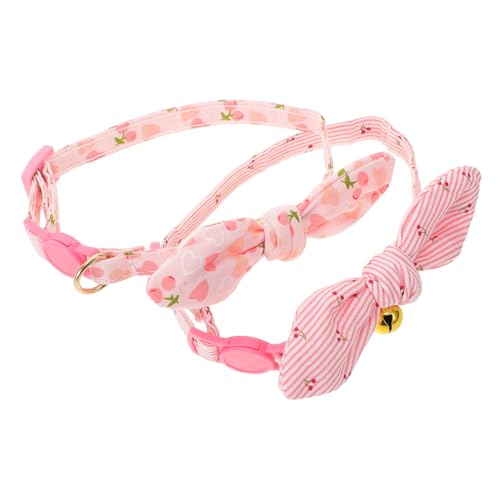 TOKIDNY 2stücke Hundehalsband Für Welpen Verstellbares Haustierhalsband Mit Süßer Blumenkettenhalskette Und Glocke Ausgefallener Party-schmuck Für Mittelgroße Katzen Und TOKIDNY 2stücke Hundehalsband Für Welpen Verstellbares Haustierhalsband Mit Süßer Blumenkettenhalskette Und Glocke Ausgefallener Party-schmuck Für Mittelgroße Katzen Und von TOKIDNY