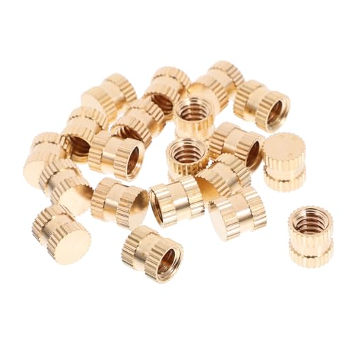 TOKIDNY 20stücke Wärmefixiereinsätze Spritzguss Messing Einbettungsmuttern Mit Innengewinde Für Bauwesen Automobilindustrie Und Elektronik von TOKIDNY