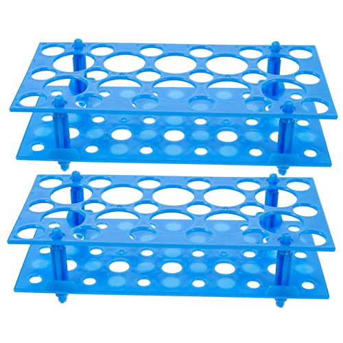 TOKIDNY 2st Gestell Für Zentrifugenröhrchen Großer Reagenzglashalter Für Reagenzgläser Zentrifugengestell Pvc-rack Laborgerät Zentrifugenhalter Reagenzglasständer Plastik Blue TOKIDNY 2st Gestell Für Zentrifugenröhrchen Großer Reagenzglashalter Für Reagenzgläser Zentrifugengestell Pvc-rack Laborgerät Zentrifugenhalter Reagenzglasständer Plastik Blue von TOKIDNY
