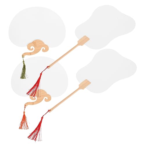 TOKIDNY 4 Stück DIY Bambusfächer aus Dickem Reispapier Doppelseitig Beschichtet Lange Griffe für Handmalerei Kalligrafie Kreative Bastelprojekte und Geschenkideen Zufällige TOKIDNY 4 Stück DIY Bambusfächer aus Dickem Reispapier Doppelseitig Beschichtet Lange Griffe für Handmalerei Kalligrafie Kreative Bastelprojekte und Geschenkideen Zufällige von TOKIDNY