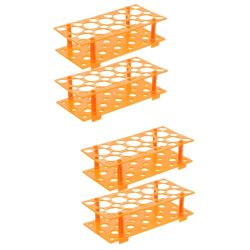 TOKIDNY 4 Stück Gestell Für Zentrifugenröhrchen Reagenzglas Laborgerät Gestell Für Blutröhrchen Rohrgestelle Halterung Für Blutröhrchen Laborinhaber Pvc-röhrengestell Pvc-rack Plastik Blue von TOKIDNY