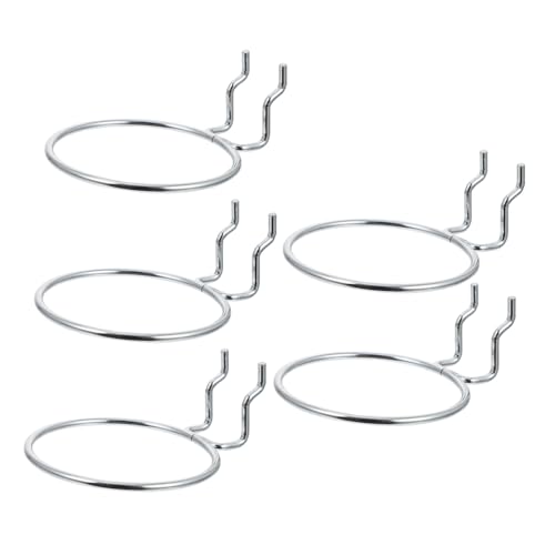 TOKIDNY 5 Stück Premium Pegboard Haken Runde Metallhaken Ø Langlebig und Installieren für Werkbank Werkstatt Garage und Bastelräume Vielseitiger Pegboard Organizer TOKIDNY 5 Stück Premium Pegboard Haken Runde Metallhaken Ø Langlebig und Installieren für Werkbank Werkstatt Garage und Bastelräume Vielseitiger Pegboard Organizer von TOKIDNY