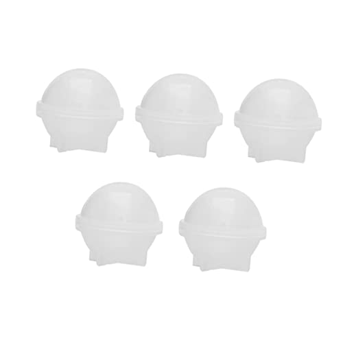 TOKIDNY 5 Stück Teiliges Silikon Kugel Gießform DIY Epoxidharz Formen für Schmuckherstellung Backen und Dekoration Leicht zu Reinigen und Flexibel für Partys und Kreativprojekte von TOKIDNY
