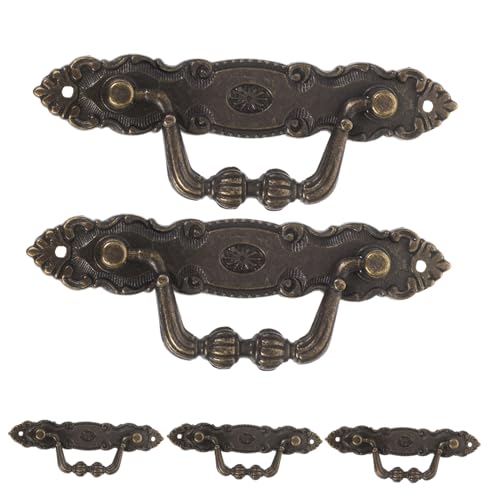 TOKIDNY 5 Stück Vintage Antik Messing Drop Pulls Schubladengriffe Drop-down Bail Swing Dresser Pull Mit Schrauben Für Küchenschrank Schrank Möbel Hardware TOKIDNY 5 Stück Vintage Antik Messing Drop Pulls Schubladengriffe Drop-down Bail Swing Dresser Pull Mit Schrauben Für Küchenschrank Schrank Möbel Hardware von TOKIDNY