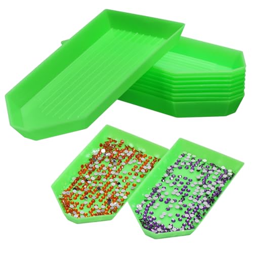 TOKIDNY 50stücke Diamant-tablett Perlentablett Strassbrett Perlenbrett Diamanttablett Kunststoff Diamant-sortierbrett Für Strasssteine Und Perlen Bastelbedarf TOKIDNY 50stücke Diamant-tablett Perlentablett Strassbrett Perlenbrett Diamanttablett Kunststoff Diamant-sortierbrett Für Strasssteine Und Perlen Bastelbedarf von TOKIDNY