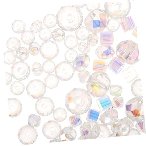 TOKIDNY 90 Stück Teiliges Facettierte Ab farben Kleine Perlen für Schmuckherstellung DIY Armbänder Halsketten Basteln Zubehör für Erwachsene von TOKIDNY
