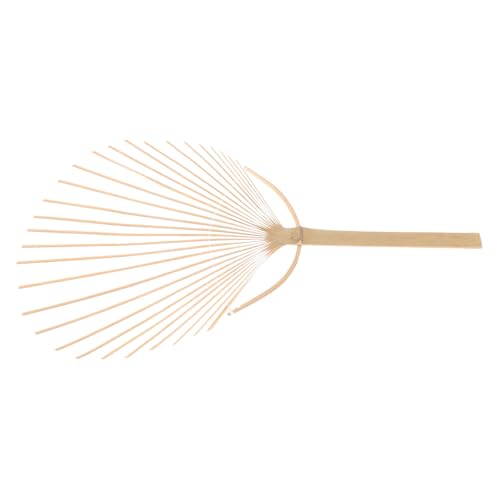 TOKIDNY Bambus Fächerrahmen Rund DIY Handfächer Rahmen Stabil Langlebig Leicht Tragbar für Kreative Bastelprojekte und Individuelle Gestaltung von TOKIDNY