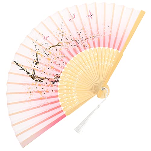 TOKIDNY Faltbarer Tanzfächer aus Hochwertigem Großer Handfächer für Sport Festival Performance und Party Leicht Robust für Urlaub und Bühnenauftritte von TOKIDNY