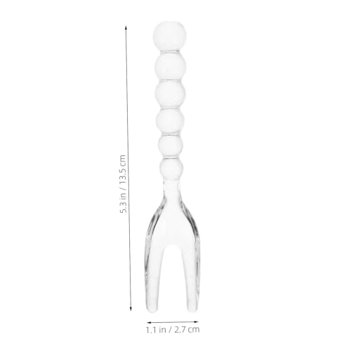 TOKIDNY Glas Dessertgabel Transparent Multifunktional für Tee Marmelade Eiscreme Obst Hitzebeständig Leicht zu Reinigen Stilvoll für Familie Feier Kuchen und Getränke TOKIDNY Glas Dessertgabel Transparent Multifunktional für Tee Marmelade Eiscreme Obst Hitzebeständig Leicht zu Reinigen Stilvoll für Familie Feier Kuchen und Getränke von TOKIDNY
