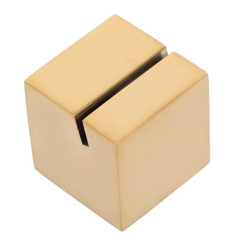 TOKIDNY Goldener Tischkartenhalter aus Robustem Freistehend Vielseitig Kompatibel für Menü Preisschilder und Notizen Elegant Beschichtet für Hochzeiten Bankette Restaurants und Partys von TOKIDNY