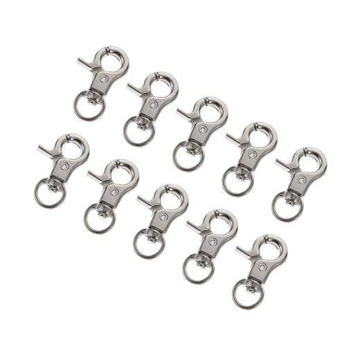TOKIDNY 10 Stücke Zink-Legierung Große Klemme Snap Haken Swivel Tasche Verschlüsse Für Gepäck Zubehör von TOKIDNY