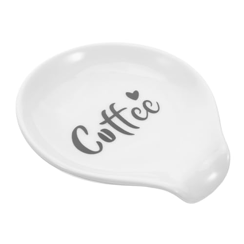 TOKIDNY Keramik Löffelablage Kaffeelöffelhalter Wiederverwendbar Kompakt Für Küchenrührer Teelöffel Barzubehör Löffelablage Für Teezubehör Zuhause Und Cafés von TOKIDNY