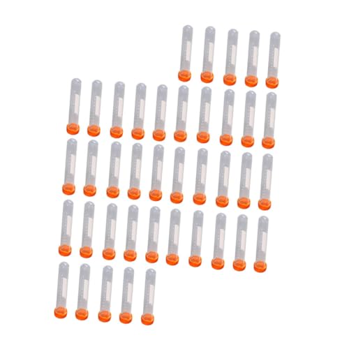TOKIDNY Laborzentrifugenröhrchen 15ml 100 Stück Reagenzgläser Mit Schraubdeckel Probenröhrchen Für Experimente Kunststoff Dichte Versiegelung von TOKIDNY