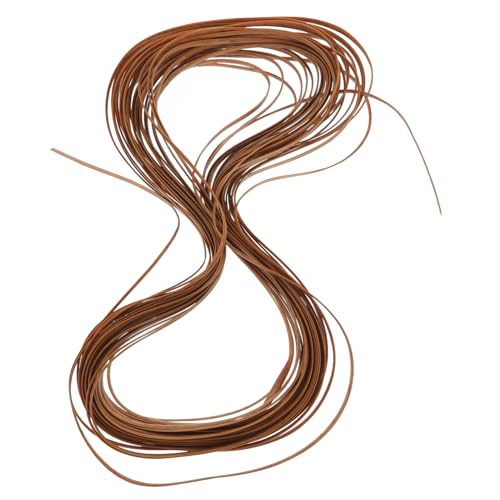 TOKIDNY Multifunktionales Kunststoff Rattan Breit Holzoptik Langlebiges Flechtmaterial für DIY Korbgeflecht Gartenmöbelreparatur und Rattanstuhl Instandsetzung von TOKIDNY