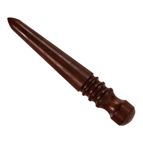 TOKIDNY Lederpoliergerät Für Handwerk Schleifpolierwerkzeug Aus Holz Kantenpoliergerät Zum Polieren Von Leder Ergonomischer Griff Für Heimwerker Lederwerkzeug Für Rillen Und Rundungen von TOKIDNY
