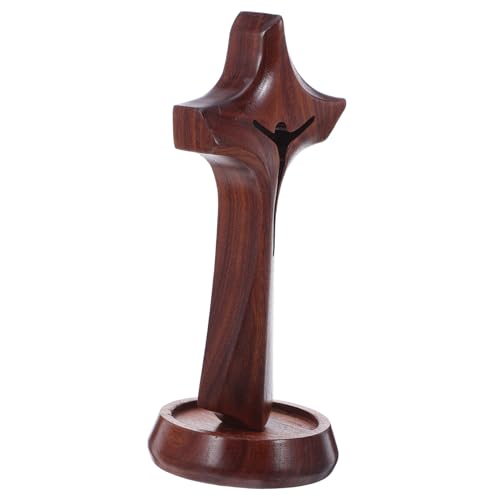 TOKIDNY Unbehandeltes Holzkreuz zum Basteln Kleiner Stehender Tischornament Robuster Holzständer Religiöses DIY Dekoratives Kirchenzentrum für Ostern Taufe Kommunion Sammlerfigur TOKIDNY Unbehandeltes Holzkreuz zum Basteln Kleiner Stehender Tischornament Robuster Holzständer Religiöses DIY Dekoratives Kirchenzentrum für Ostern Taufe Kommunion Sammlerfigur von TOKIDNY