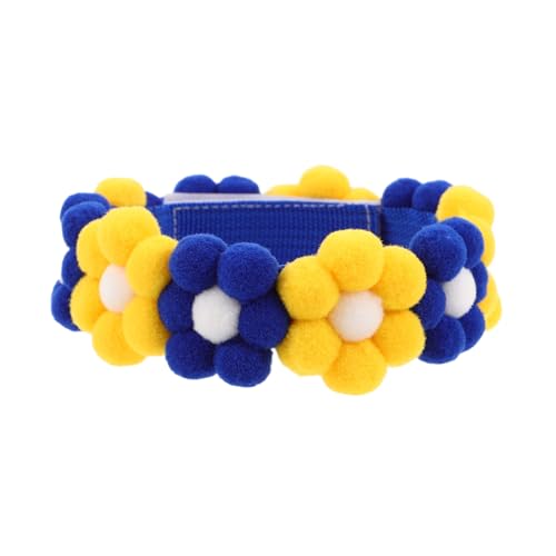 TOKIDNY Katzenhalsband Mit Blumen Verstellbares Halsband Für Kleine Hunde Sanft Mit Kunstblume Für Haustiere von TOKIDNY