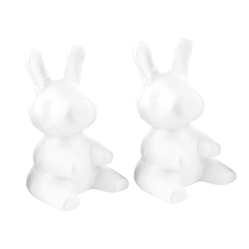 TOKIDNY DIY Kaninchen Modellierform Aus Weichem Schaumstoff Weißes Kaninchen Form Für Blumenarrangement Dekoration Und Kreative Bastelarbeiten von TOKIDNY