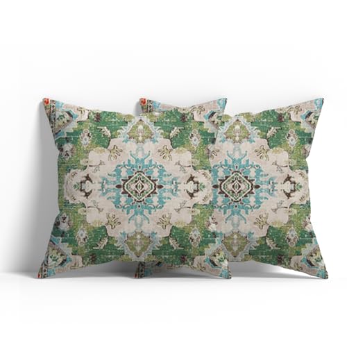 TOKIMMASH Doppelseitiges Muster, Boho-Dekor, Überwurf-Kissenbezüge, Retro-Blumen-Mandala, Hippie-Zimmer, Retro-Dekor, Dekokissenbezüge, Kissen für Couchbezüge, 45,7 x 45,7 cm, 2 Stück (Böhmen-9) TOKIMMASH Doppelseitiges Muster, Boho-Dekor, Überwurf-Kissenbezüge, Retro-Blumen-Mandala, Hippie-Zimmer, Retro-Dekor, Dekokissenbezüge, Kissen für Couchbezüge, 45,7 x 45,7 cm, 2 Stück (Böhmen-9) von TOKIMMASH