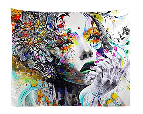 TOKYMOON Wandteppich Abstrakte Kunst Wandteppich Psychedelic aus Polyester Hausdekor Morden Deko Tuch Wandtuch Wandbehang Tapisserie Wandkunst Hängende Decke Dekoration Weiß 2 200 x 150cm TOKYMOON Wandteppich Abstrakte Kunst Wandteppich Psychedelic aus Polyester Hausdekor Morden Deko Tuch Wandtuch Wandbehang Tapisserie Wandkunst Hängende Decke Dekoration Weiß 2 200 x 150cm von TOKYMOON