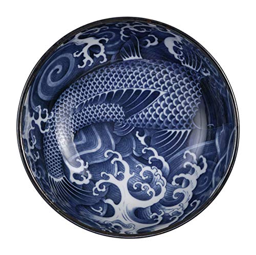 Carp Tayo Reisschale Blau 15x7cm von TOKYO design studio
