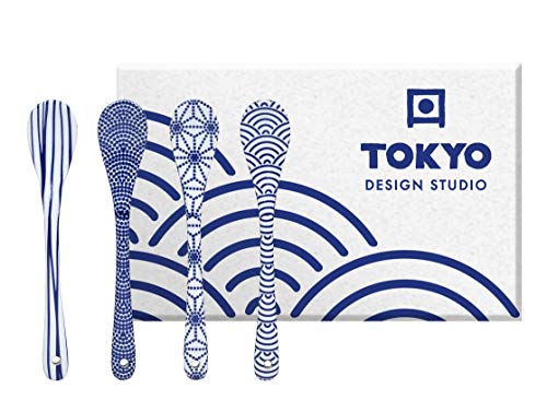 Nippon Blue Löffel Set 4pcs von TOKYO design studio