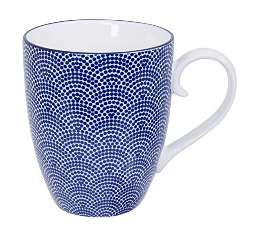 TOKYO design studio Tasse Nippon Blue Dots 8,5 x 10,2 cm, 380 ml von TOKYO design studio