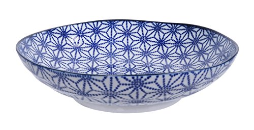 TOKYO design studio Teller Nudeln Nippon Blue Stern 21 x 5.2 cm von TOKYO design studio