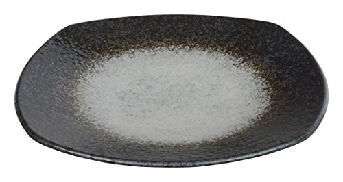 Tokio Design Studio MINOYAKI Teller, Porzellan, Weiß/Schwarz, 28 cm von TOKYO design studio