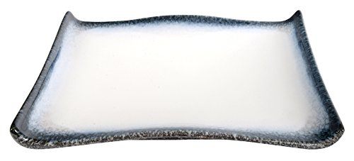Tokio Design Studio Tajimi Serie Platte 30 x 22,2 x 2 cm, blau/weiß von TOKYO design studio