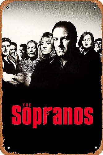 Blechschild – The Sopranos Blechposter, 30,5 x 20,3 cm von TOLANK