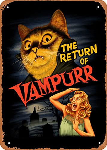 Filmposter Retro Metallschild The Return Of Vampurr Horror Wandkunst Dekor Blechschild - 20,3 x 30,5 cm, 20,3 x 30,5 cm Filmposter Retro Metallschild The Return Of Vampurr Horror Wandkunst Dekor Blechschild - 20,3 x 30,5 cm, 20,3 x 30,5 cm von TOLANK