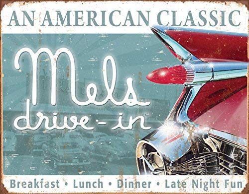 Mels Diner Klassisches Metall-Blechschild, 20,3 x 30,5 Mels Diner Klassisches Metall-Blechschild, 20,3 x 30,5 von TOLANK