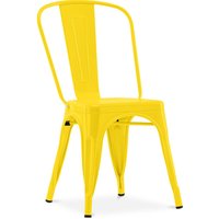 Esszimmerstuhl - Industriedesign - Stahl - Neuauflage - Stylix Gelb Esszimmerstuhl - Industriedesign - Stahl - Neuauflage - Stylix Gelb von TOLIX STYLE