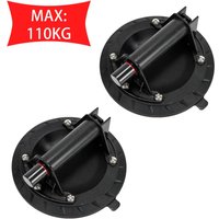 Tolletour - 2er Set Saugheber Glassauger Vakuumheber 100 kg 8' Vakuum Glasheber Glassauger Saughalter Vakuumheber Plattenh für Flache Glatte Tolletour - 2er Set Saugheber Glassauger Vakuumheber 100 kg 8' Vakuum Glasheber Glassauger Saughalter Vakuumheber Plattenh für Flache Glatte von TOLLETOUR