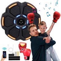Boxmaschine mit Musik Wandmontage Bluetooth Musik Boxing Boxautomat Rhythmus-Reaktionstrainer, wandmontierter Schlagtrainer - Tolletour von TOLLETOUR