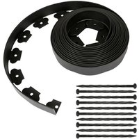 Tolletour - flexible Rasenkante – 10 Meter mit 30 Nägeln. ideale Rasenbegrenzung. Wegbegrenzung oder Beetumrandung. aus pvc Tolletour - flexible Rasenkante – 10 Meter mit 30 Nägeln. ideale Rasenbegrenzung. Wegbegrenzung oder Beetumrandung. aus pvc von TOLLETOUR