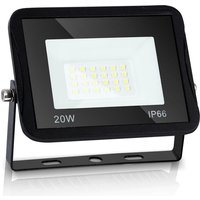 Tolletour - led Fluter Kaltweiß Garten Aussen Scheinwerfer Außen Strahler Aquarium 20W von TOLLETOUR