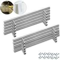 Tolletour - Möbelgriffe Schrankgriffe Küchengriff Design Möbelgriff Schrank Schrankgriff 188x128x10MM 10 Stück von TOLLETOUR