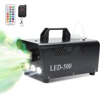 Tolletour - Nebelmaschine rgb Show 500W Smoke led Nebel Effekt dj Wireless Remote 13 farben von TOLLETOUR